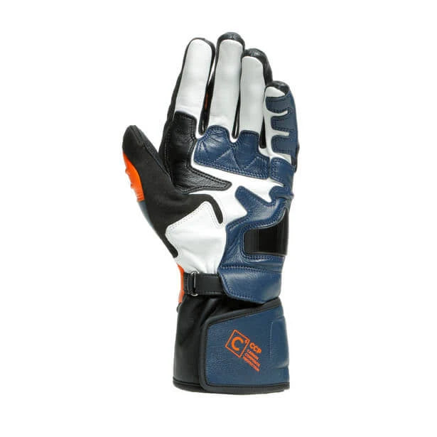 Black Iris Orange Long Gloves C655