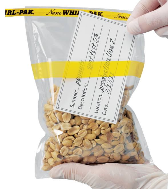 9x22 Length 6x22 Width 24 oz. Capacity 0.064mm Thickness Polyethylene Sampling Bag I239