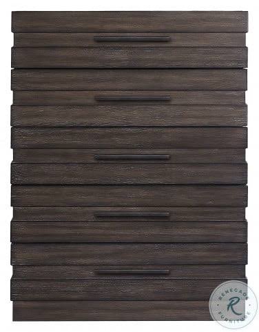 Brown 5 Drawer Chest O9231