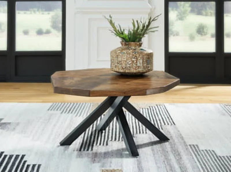 Brown/Black Coffee Table J963