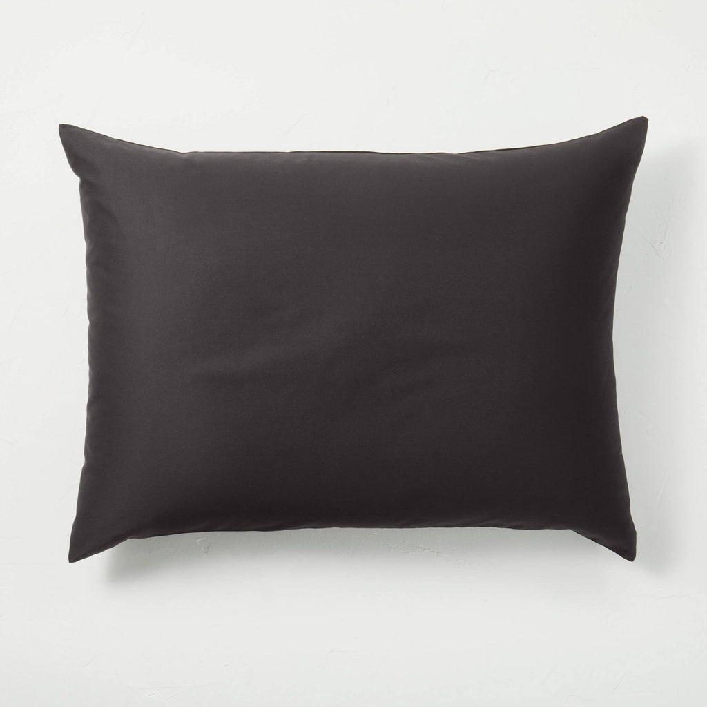 Full/Queen Supima Washed Sateen Duvet & Sham Set Washed Black U252