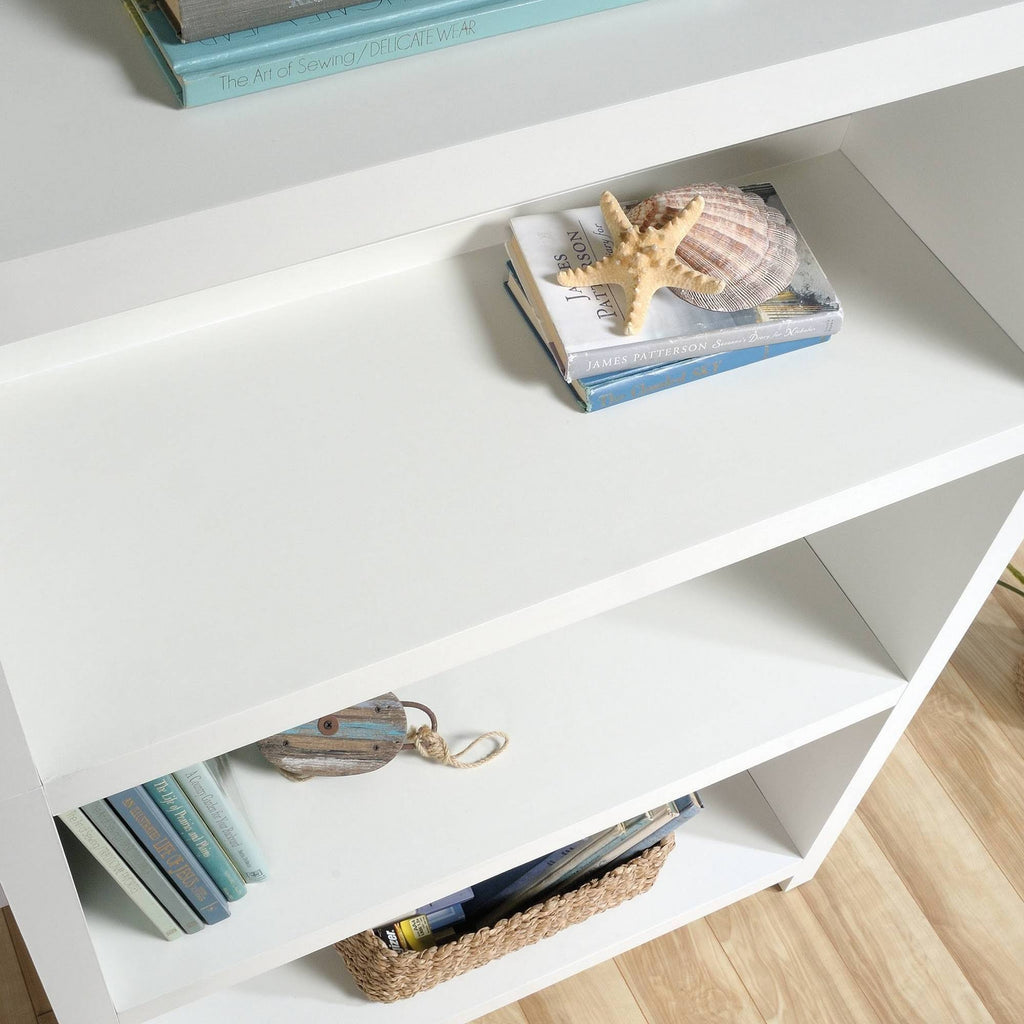 4 Shelf White Bookcase M849508