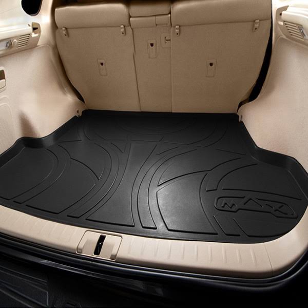 Black All-Weather Floor Mats with Extended Cargo Liner E403620