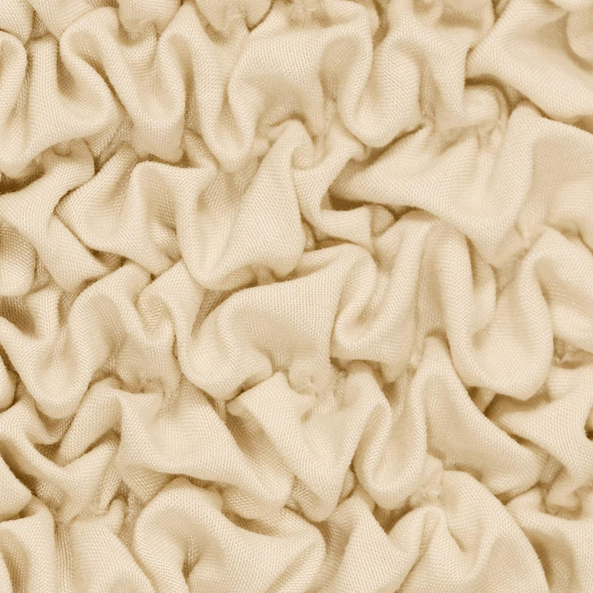 Cream L-Shape Sofa Slipcover C263