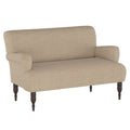 Linen Sandstone Settee O32059