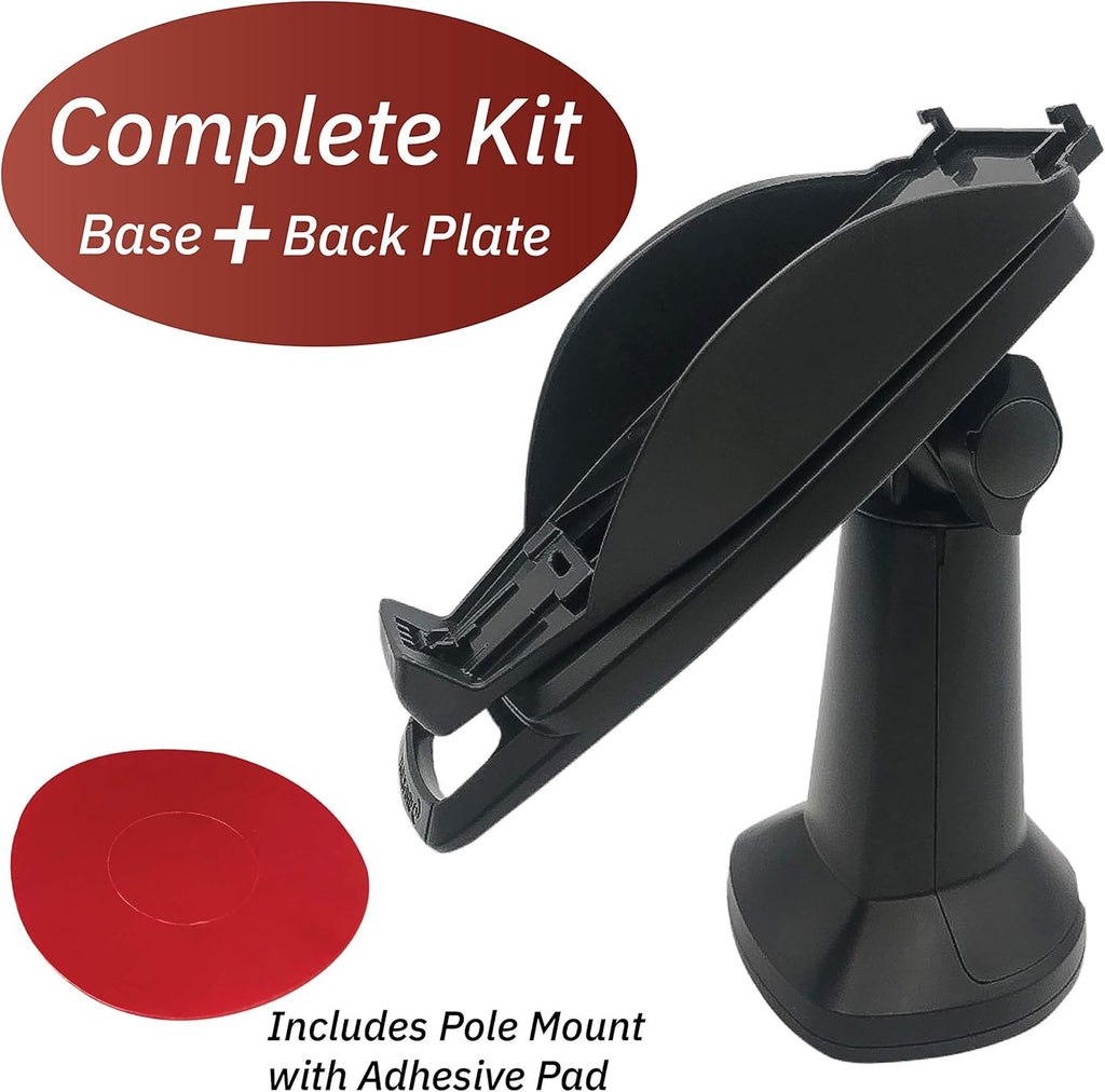 Black Pack of 2 Pole Mount Terminal Stand N596
