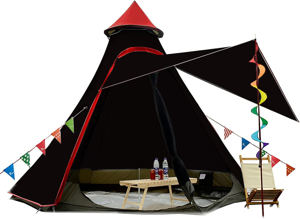 12'x10'x8' Dome Camping Tent 5-6 Person 4 Season Double Layers Waterproof M562