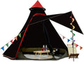 12'x10'x8' Dome Camping Tent 5-6 Person 4 Season Double Layers Waterproof M562