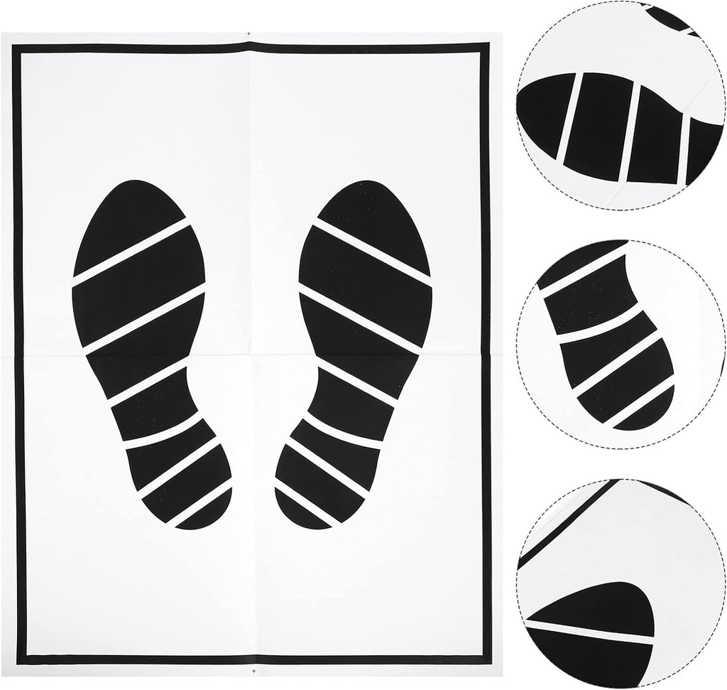 50Pcs Disposable Paper Foot Mats for Auto Floor Protection X961