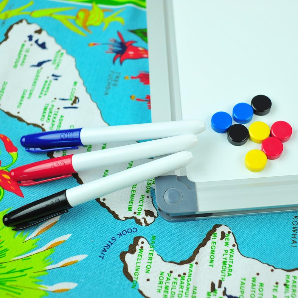 Black Aluminium Framed Magnetic Dry Erase Calendar Whiteboard 36 x 24 Inch B408