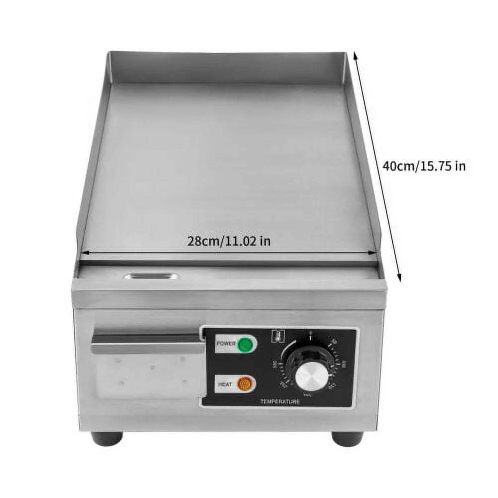 1300W Electric Griddle Flat Top Stainless Steel G170