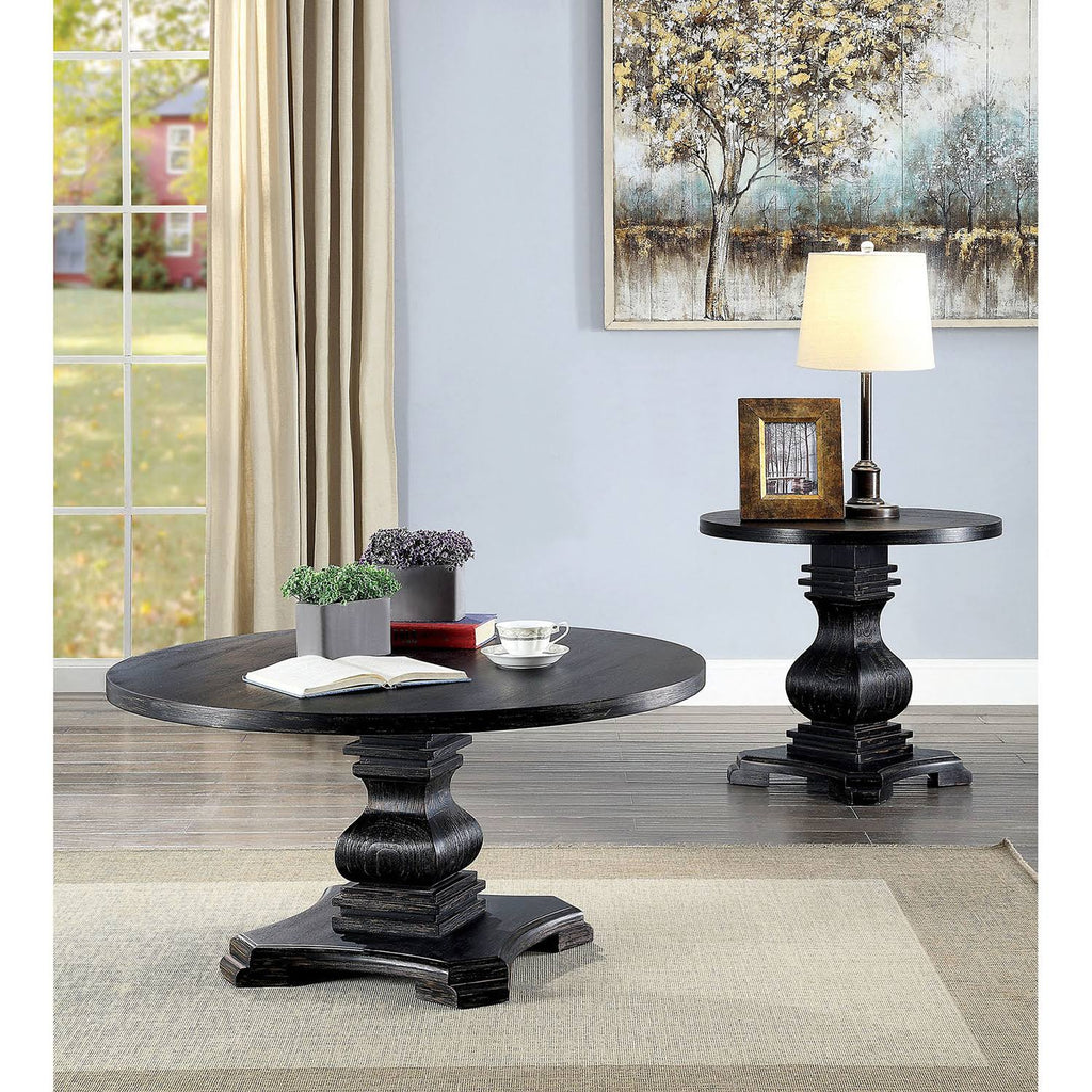 Antique Black Coffee Table F636