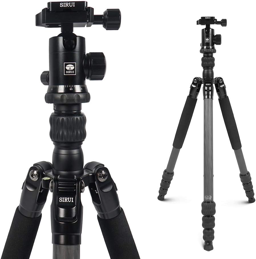 Carbon Fiber Camera Tripod with Ball Head and Quick Release Plate I713986