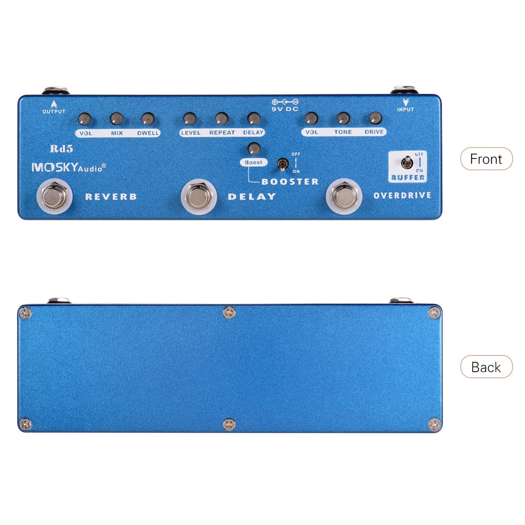 5-in-1 Guitar Multi-Effects Pedal N620