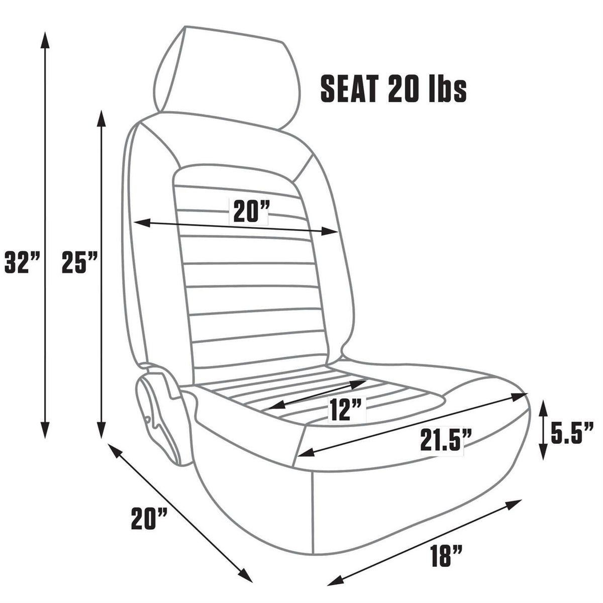 Classic Vinyl Seat X11811