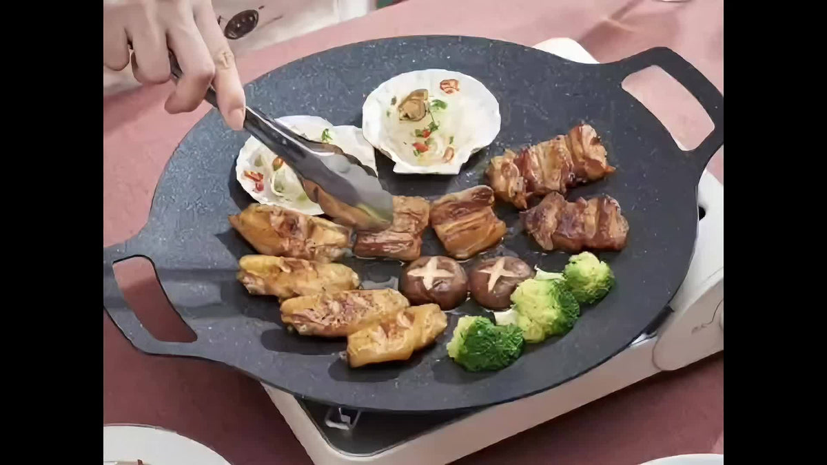 Non-stick Coating Round BBQ Grill Pan U4904
