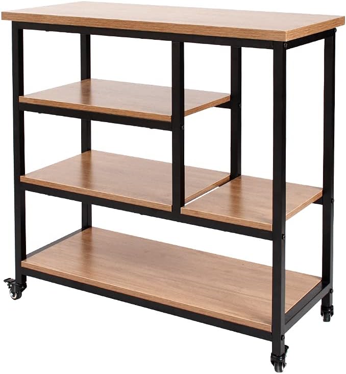 Kitchen Cart with Bottle Holder E305