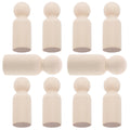 50pcs Unfinished Wooden Peg Dolls U900