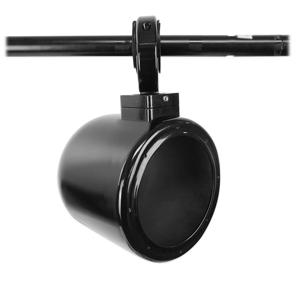 8" LED 900w 360° Swivel Black Aluminum Boat Speakers G849
