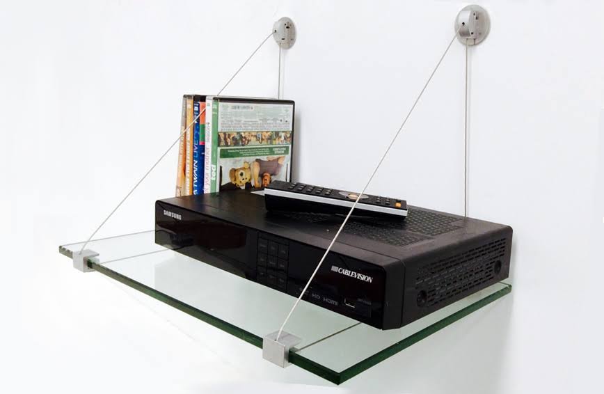 Crane Glass Cable Box Shelf D574