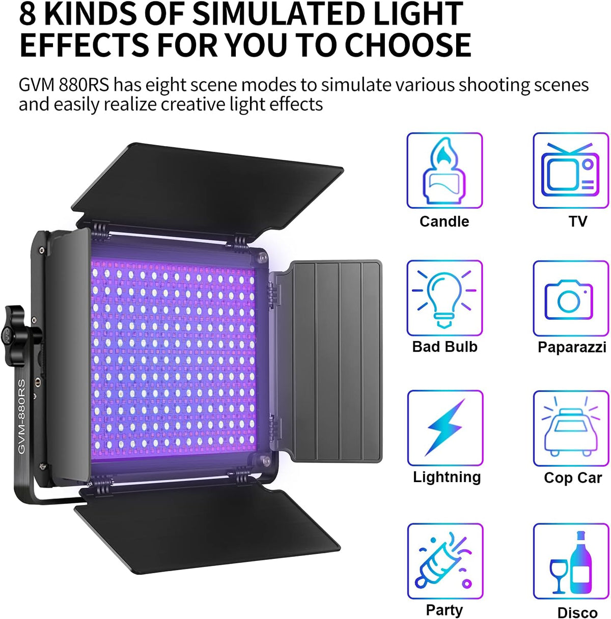 RGB LED Video Light 3 Packs Dimmable LED Panel with LCD Screen J499251