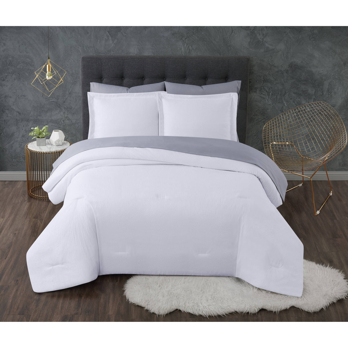 5 Piece Twin XL Bed in A Bag - Grey I332647