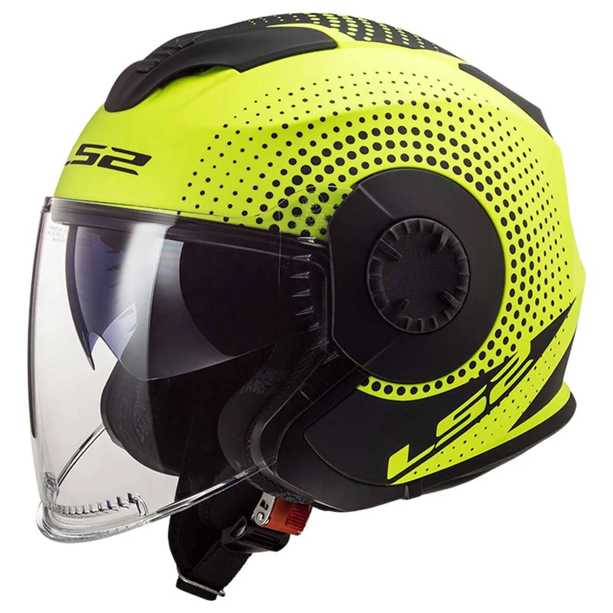 Black Yellow Motorcycle Helmet S701397
