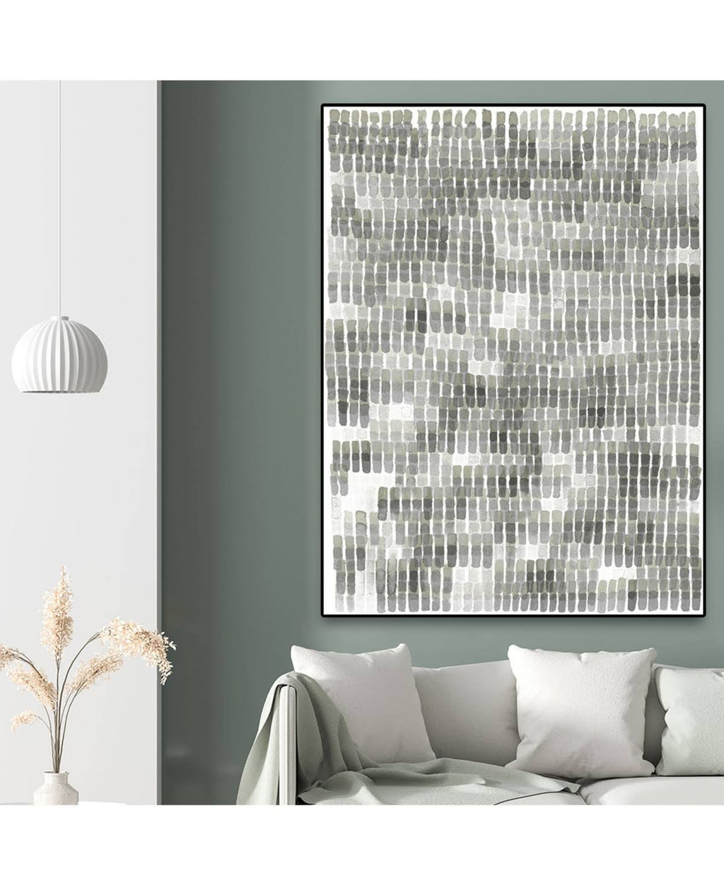 Oversized Framed Canvas, 40x22 x 60x22 - Multi F8168