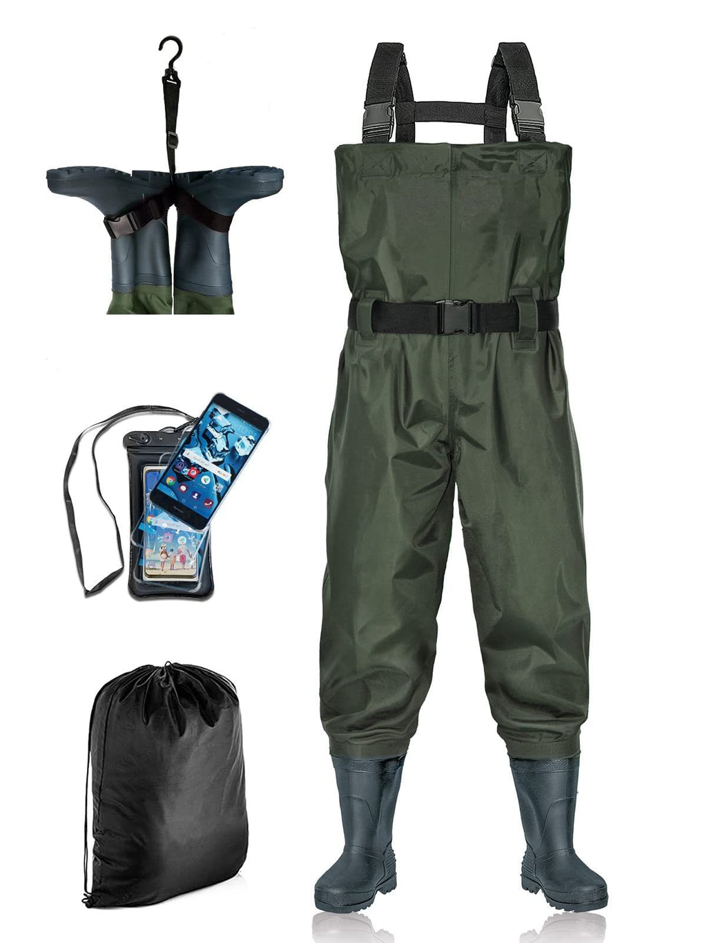Fishing Waders with PVC Boots O375