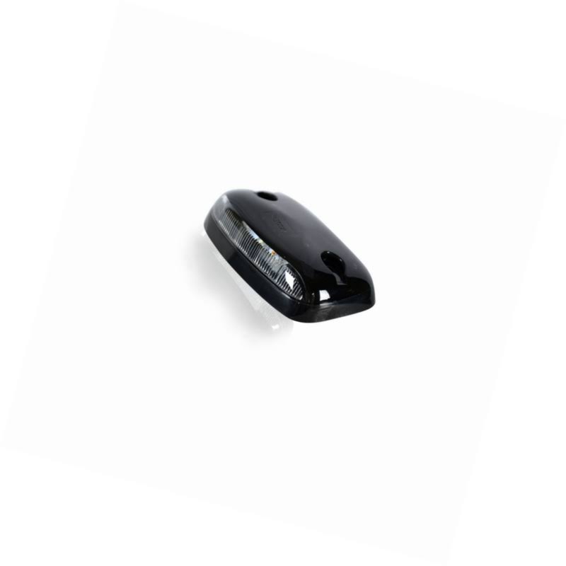 Black LED Cab Roof Lights with Clear Lens A490555