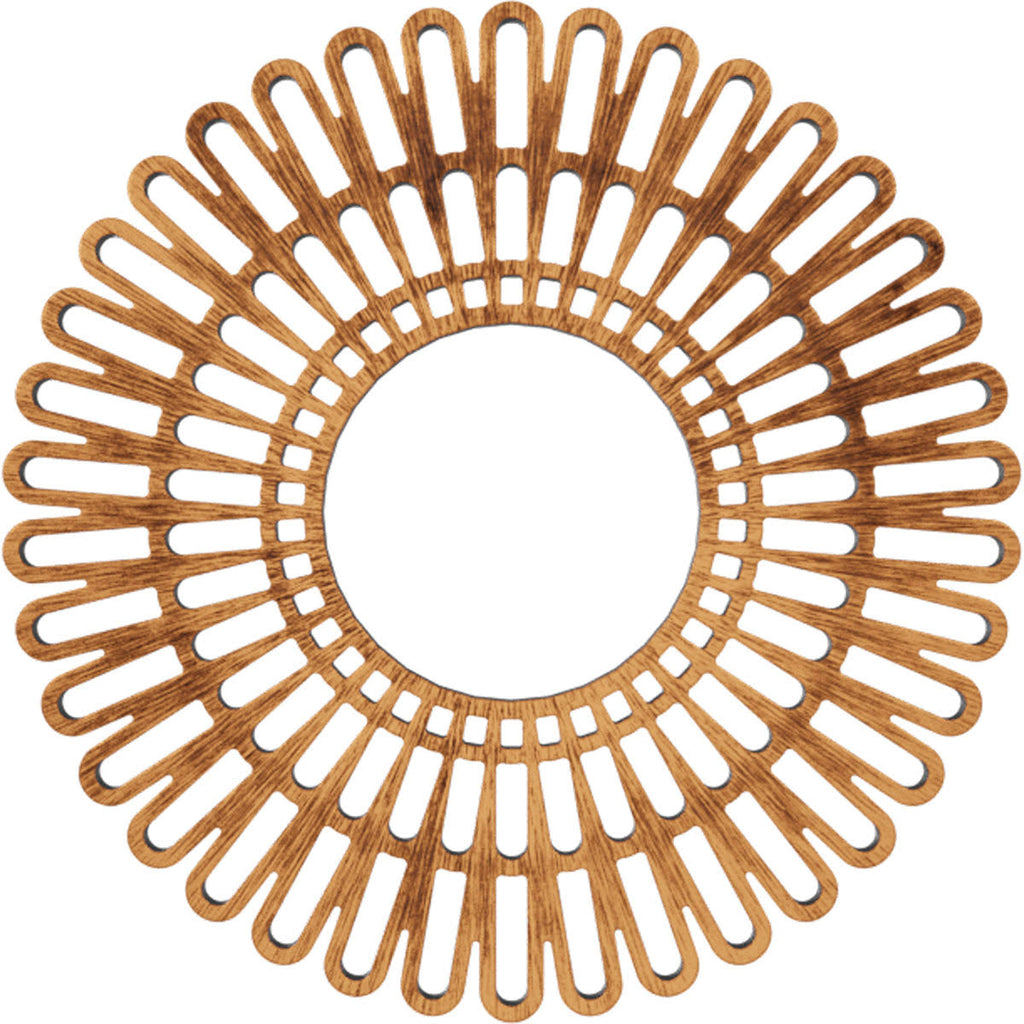 28x22OD x 10 3/8x22ID x 3/4x22P PVC Pierced Ceiling Medallion O2299