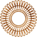 28x22OD x 10 3/8x22ID x 3/4x22P PVC Pierced Ceiling Medallion O2299