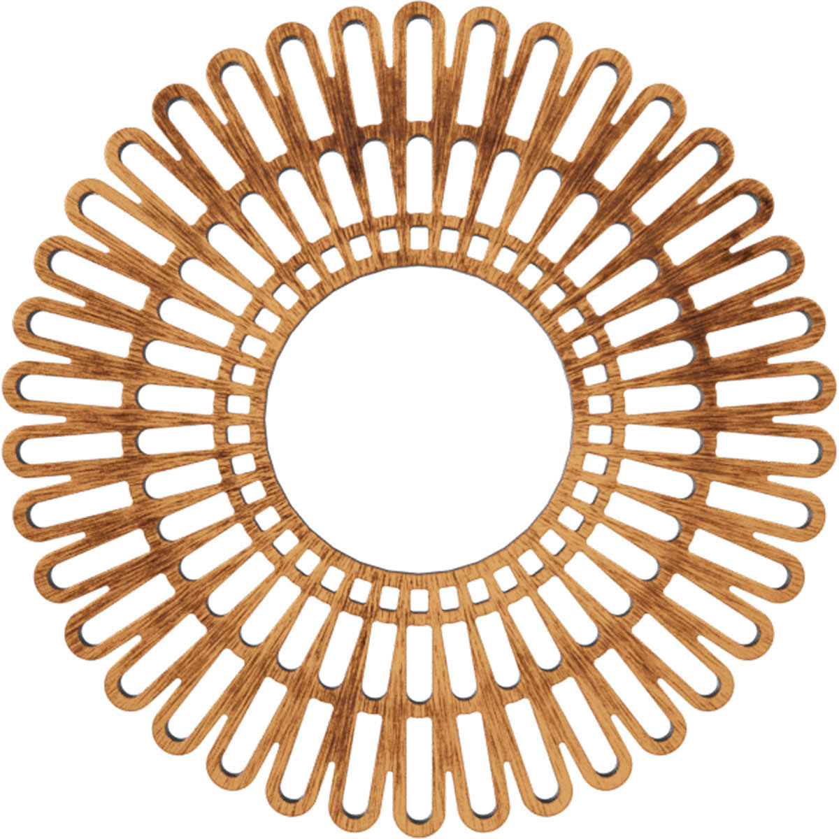 28x22OD x 10 3/8x22ID x 3/4x22P PVC Pierced Ceiling Medallion O2299