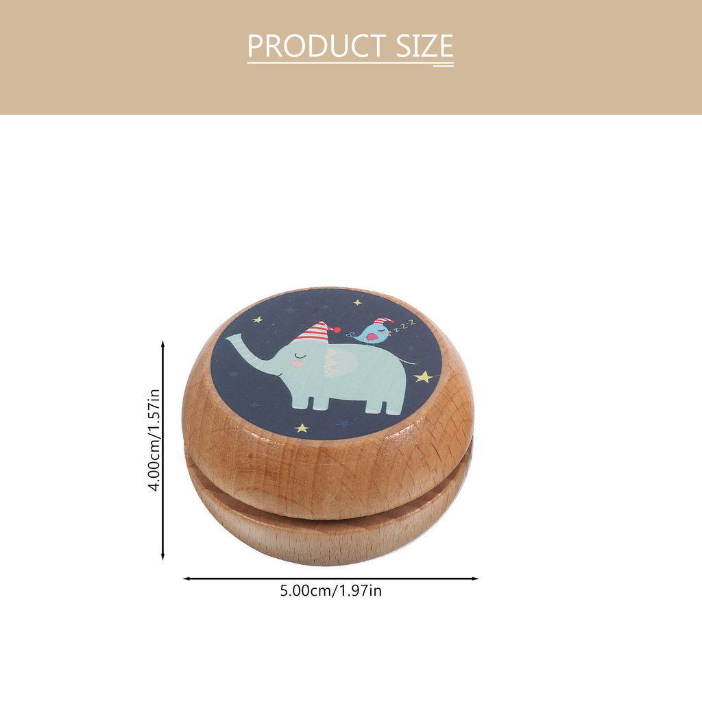 2 Pcs Classic Wood Yoyo Q368433