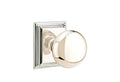 Polished Nickel Passage Set with Rosette T267734