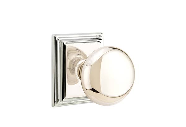 Polished Nickel Passage Set with Rosette T267734