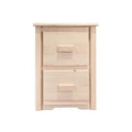 2 Drawer Wood File Cabinet L825