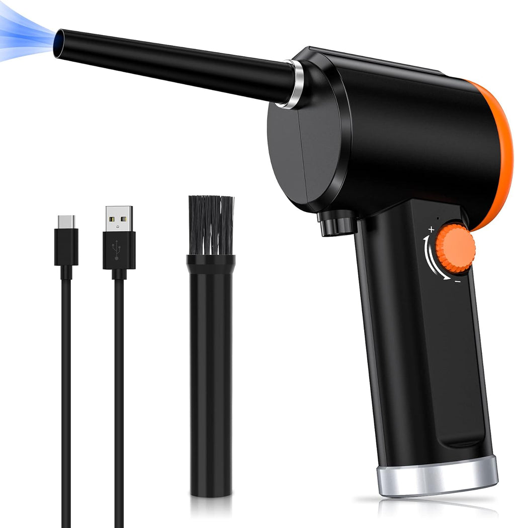 Cordless Air Blower Replaces Compressed Gas Cans, 41000 RPM, 6000mAh Rechargeable Battery W753855