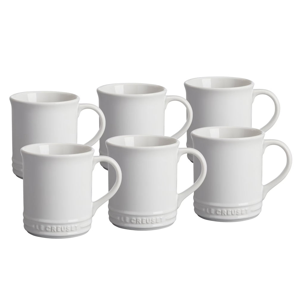 6 Pc Stoneware Mugs T923