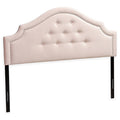 Light Pink Velvet Headboard A207800