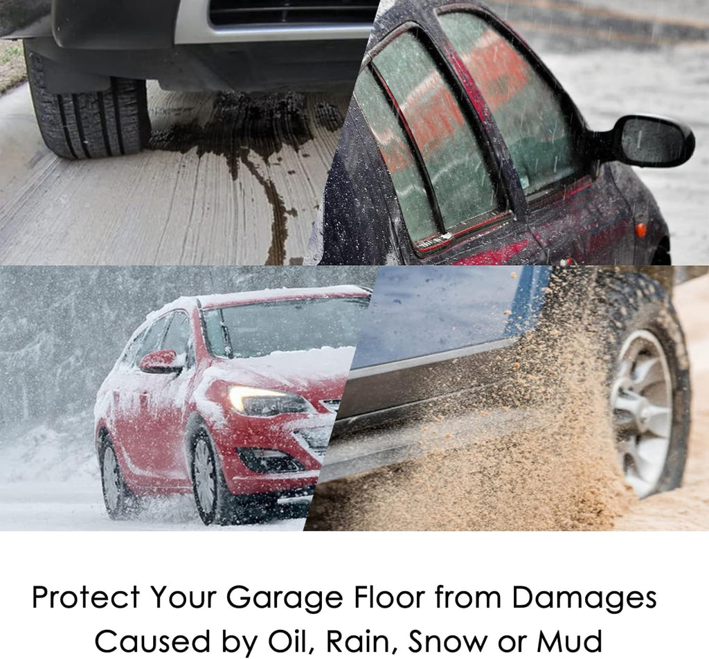 Black Garage Containment Mats 7'9'' X 16' J1864