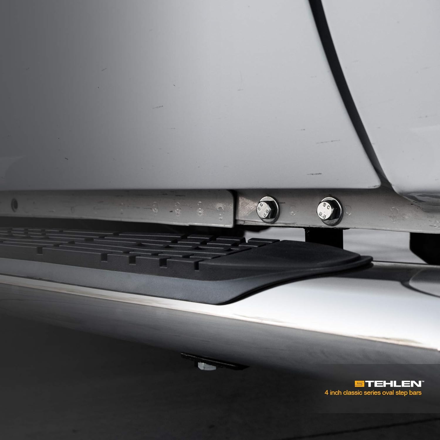 4 Oval Side Step Nerf Bars Stainless Steel R1231