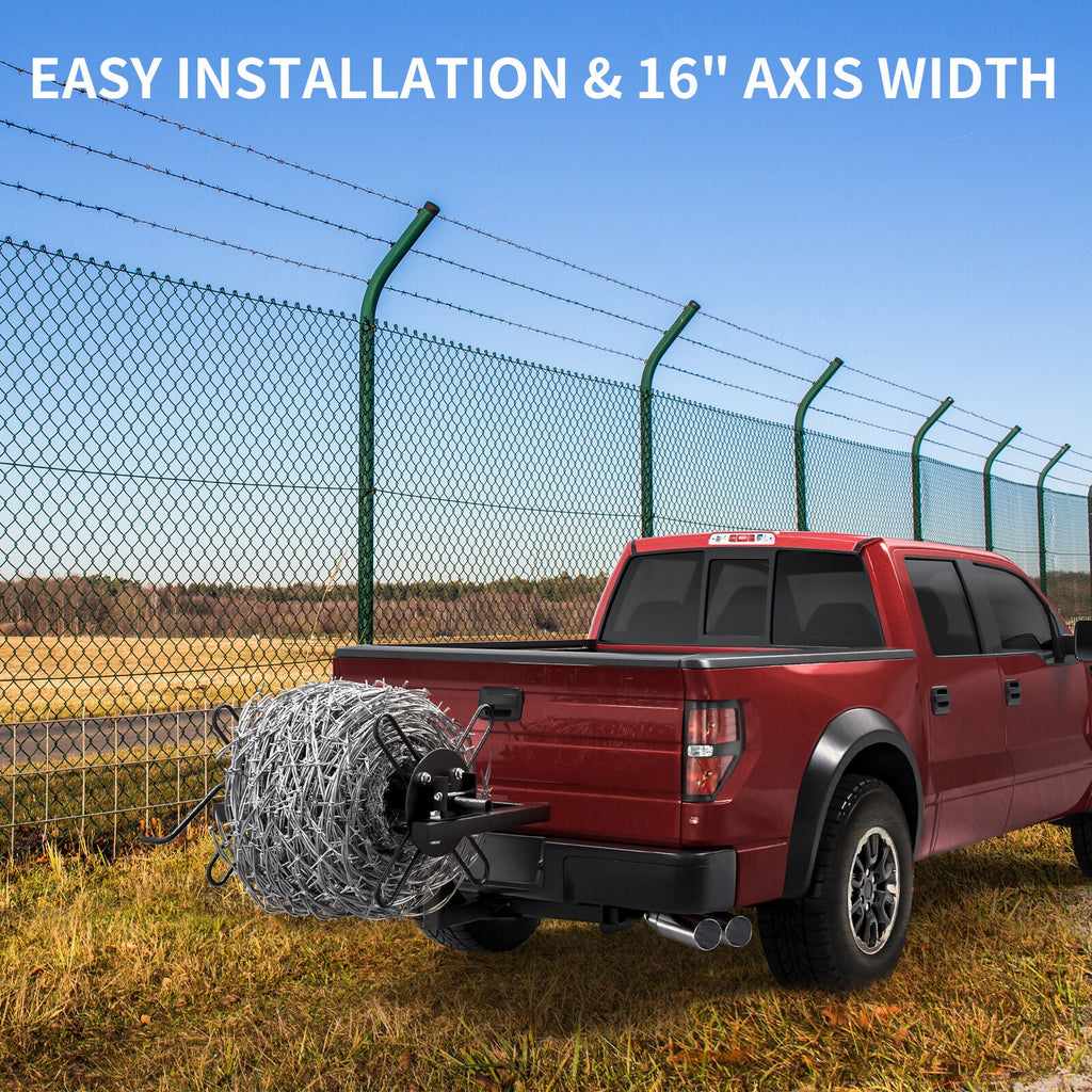 Barbed Wire Unroller Bolt On ATV Receiver Hitch E612