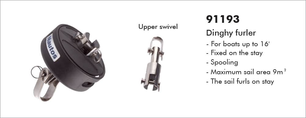 Genoa / Jib Furler with Top Head Swivel H320