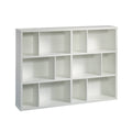 Glacier White Engineered Wood Horizontal Bookcase M74306