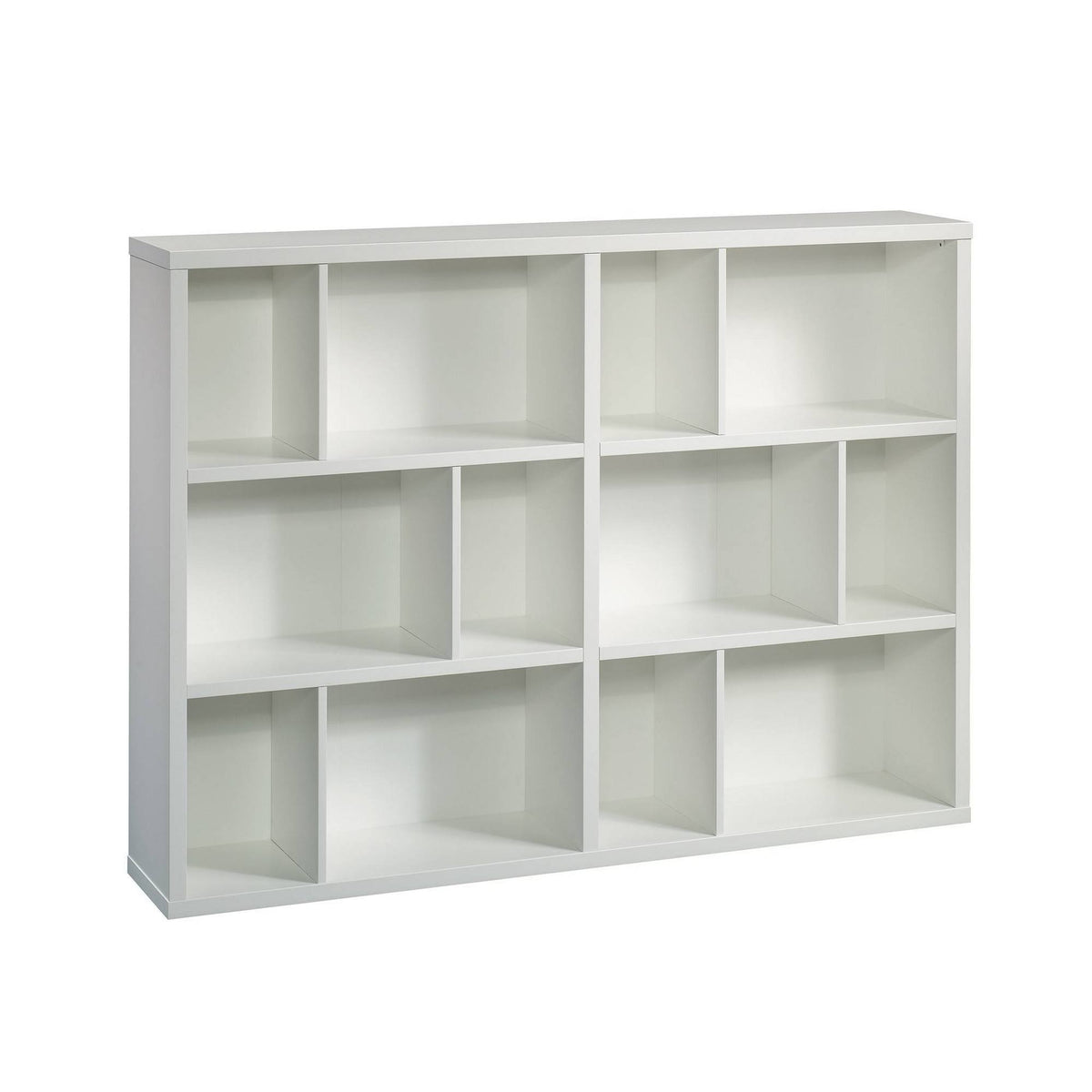 Glacier White Engineered Wood Horizontal Bookcase M74306