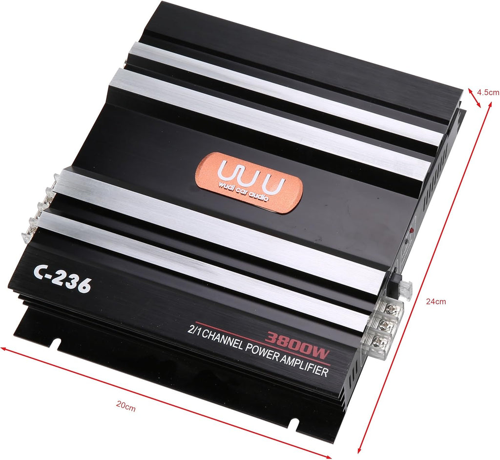 12V 2 Channel Car Amplifier Pack of 2 Q62022