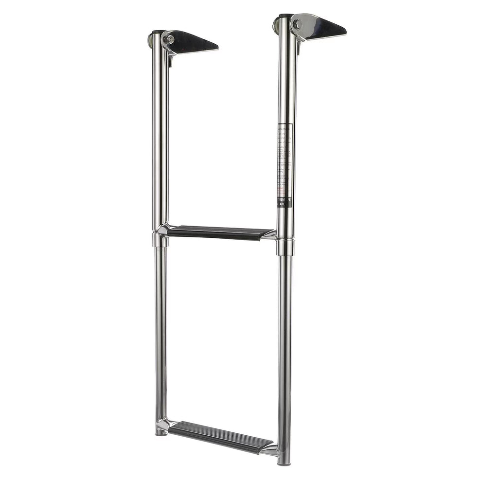 2 Step Folding Ladder Stainless Steel L6638