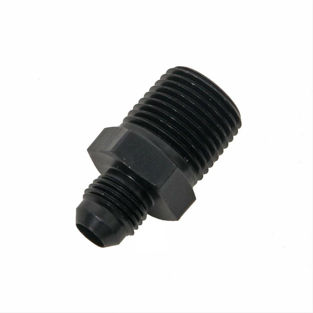 Adapter Fitting #6 An Male Flare to 1/2in. NPT Male Blk N5779