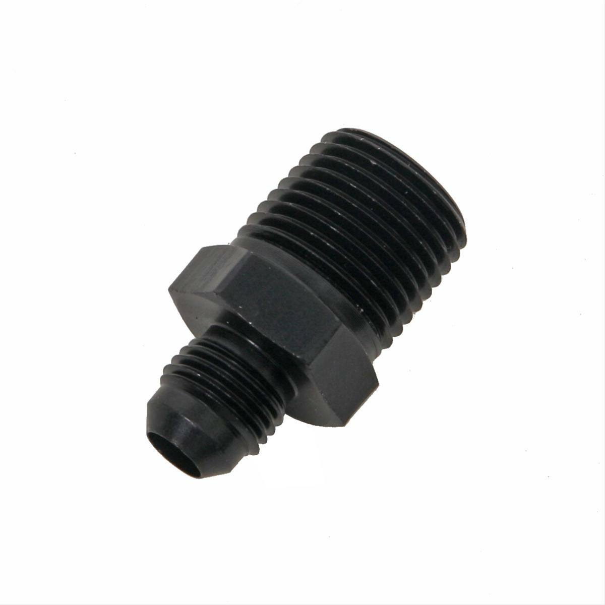 Adapter Fitting #6 An Male Flare to 1/2in. NPT Male Blk N5779
